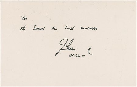 Lot #498 Jim Irwin Signed Photograph - Image 1