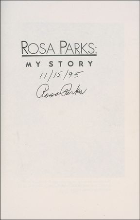 Lot #345 Rosa Parks Book - Image 1