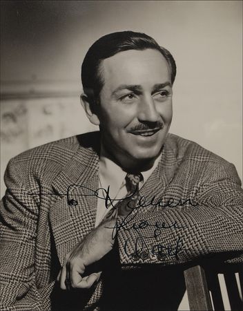Lot #666 Walt Disney: Superlative Disney portrait - Image 1