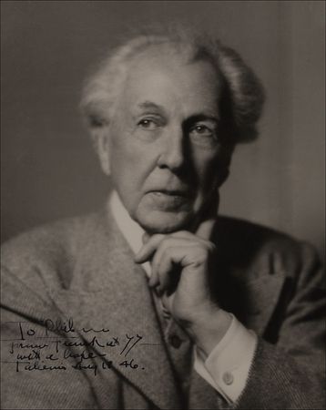 Lot #649 Frank Lloyd Wright: The finest Wright photo extant - Image 1