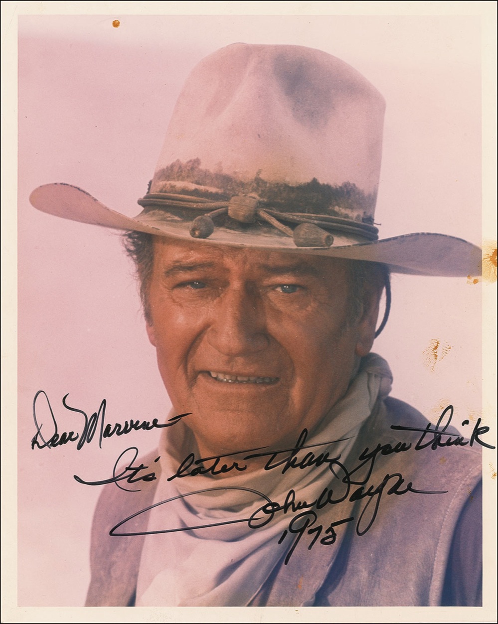 John Wayne 'The Duke' Novelty ID Card – Cowboy Western Collector Prop (California)