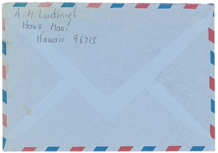 Lot #468 Anne Lindbergh: With Charles on his deathbed, Mrs. Lindbergh confides “My husband is happy to be here and peaceful in this quiet place” - Image 3
