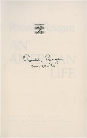 Lot #130 Ronald Reagan Book - Image 1