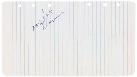 Lot #739 Miles Davis Signature - Image 1