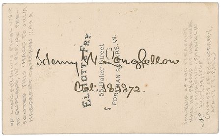 Lot #567 Henry Wadsworth Longfellow Signed Photograph - Image 1