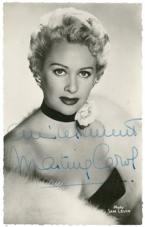Lot #866 Martine Carol - Image 1