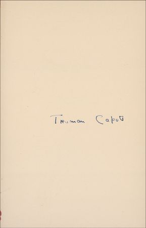 Lot #513 Truman Capote: Capote signs his chilling classic ?In Cold Blood? - Image 1