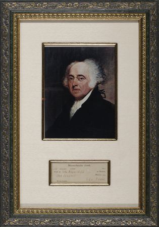 Lot #2 John Adams: Exceedingly rare John Adams check payable to his namesake - Image 2