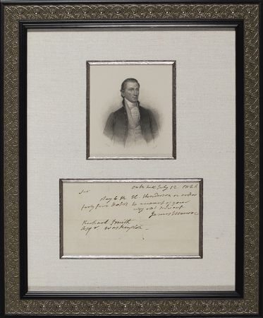 Lot #5 James Monroe: The fifth president dispatches payment from Monroe Hill in 1826 - Image 2