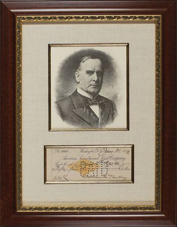 Lot #22 William McKinley: President McKinley offers payment in the midst of his administration - Image 2