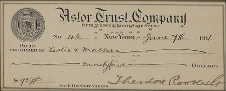 Lot #23 Theodore Roosevelt: TR’s relationship with