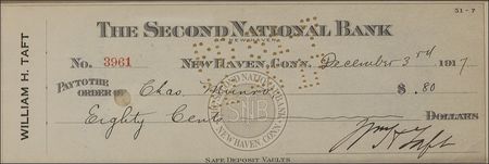Lot #24 William H. Taft: A former president and