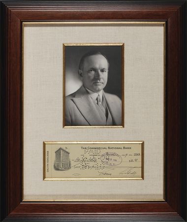Lot #27 Calvin Coolidge: Coolidge draws on his account only two days before his presidency draws to a close - Image 2