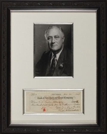 Lot #29 Franklin D. Roosevelt: FDR offers financial hope to the indigent patients of his Warm Springs facility - Image 2