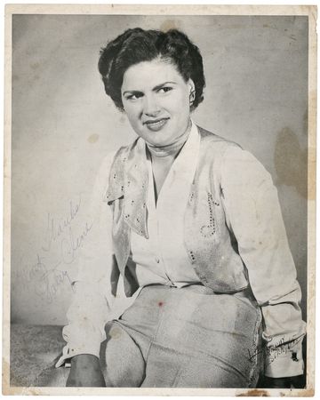 Lot #733 Patsy Cline Signed Photograph - Image 1