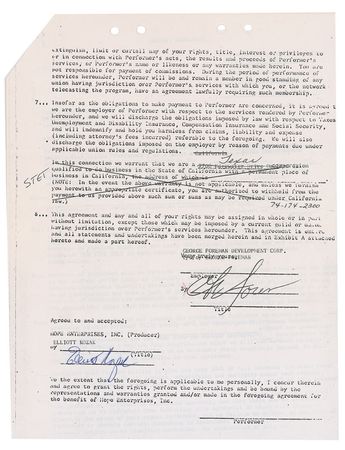 Lot #1147 George Foreman: Before heading to the Rumble in the Jungle, Foreman agrees to a Bob Hope special - Image 1