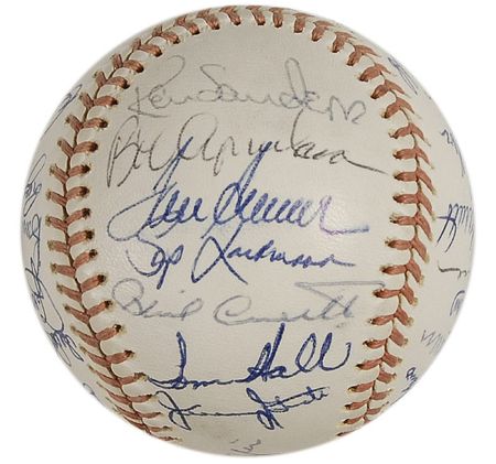 Lot #1250 NY Mets Baseball - Image 1