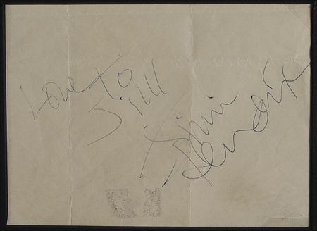 Lot #760 Jimi Hendrix: Hendrix offers his ?love? to a Sacramento college student in 1968 - Image 1