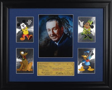 Lot #623 Walt Disney Check - Image 2
