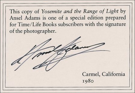 Lot #503 Ansel Adams Book - Image 1