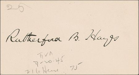 Lot #88 Rutherford B. Hayes - Image 1