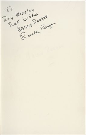 Lot #139 Ronald and Nancy Reagan Book - Image 1