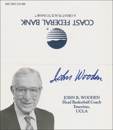 Lot #1337 John Wooden Group Lot - Image 1