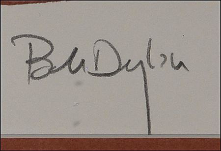 Lot #741 Bob Dylan: Difficult to find limited edition ?Woman In Red Lion Pub? print - Image 2