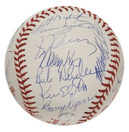 Lot #1251 NY Mets Baseball - Image 2