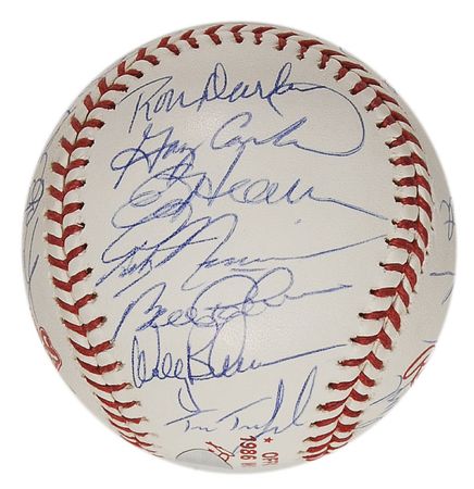 Lot #1251 NY Mets Baseball - Image 3