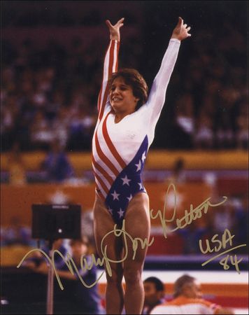Lot #1262 Mary Lou Retton and Nadia Comaneci - Image 1