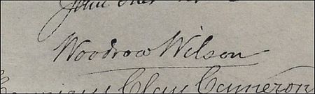Lot #179 Woodrow Wilson: Wilson signs a visually striking Princeton diploma - Image 2