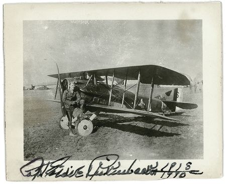 Lot #485 Eddie Rickenbacker Photograph and Check - Image 1