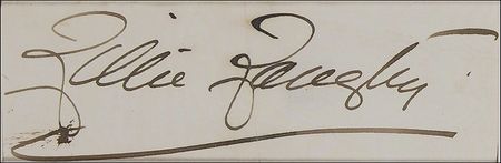 Lot #947 Lillie Langtry Signature - Image 2