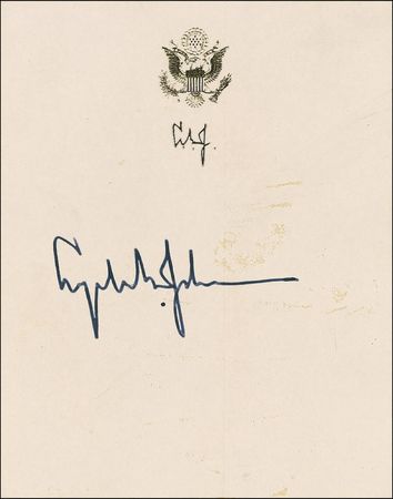 Lot #105 Lyndon B. Johnson Bookplates - Image 1
