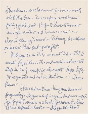 Lot #582 Georgia O’Keeffe Handwritten Letter Signed - Image 2