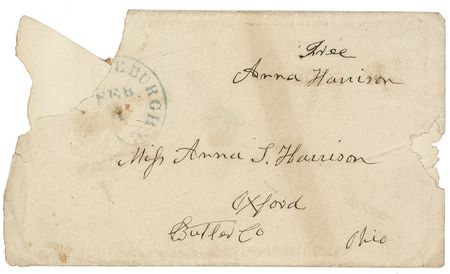 Lot #85 Anna Harrison: A first lady grieves to her grandson: ?You know not how much I miss your dear grandfather? - Image 3