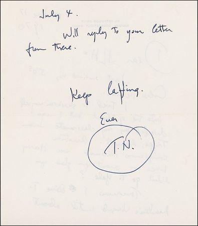Lot #615 Thornton Wilder - Image 2