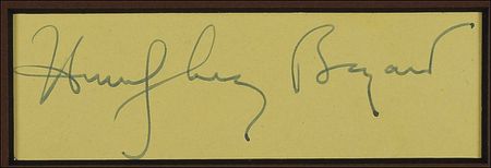 Lot #867 Casablanca: Bogart and Bergman Signatures - Image 2
