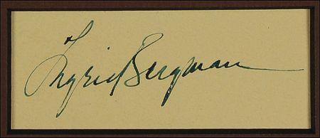 Lot #867 Casablanca: Bogart and Bergman Signatures - Image 3