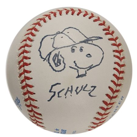Lot #642 Charles Schulz: Schulz has a ball with Snoopy - Image 1