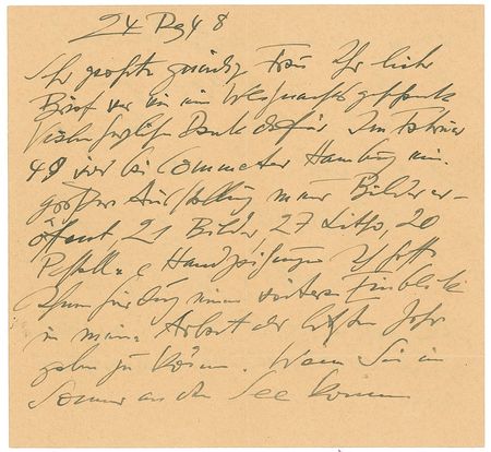 Lot #529 Otto Dix: ?My greatest war picture is unfortunately disappeared, probably destroyed by the Nazis? - Image 1