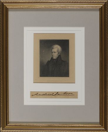 Lot #97 Andrew Jackson Signature - Image 2