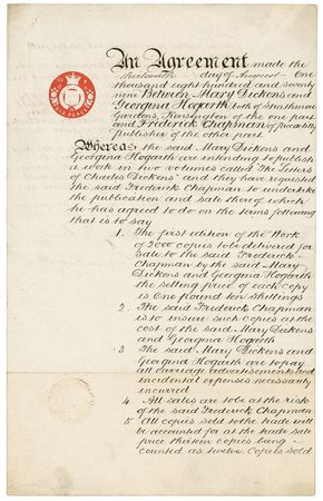 Lot #528 Mary Dickens: Dickens? daughter publishes her father?s letters - Image 1