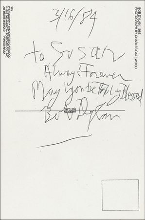 Lot #742 Bob Dylan Signed Photograph - Image 1