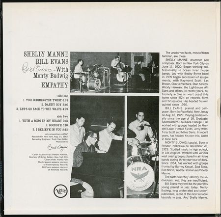 Lot #746 Bill Evans Album - Image 1