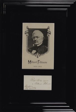 Lot #68 Millard Fillmore Signature - Image 2