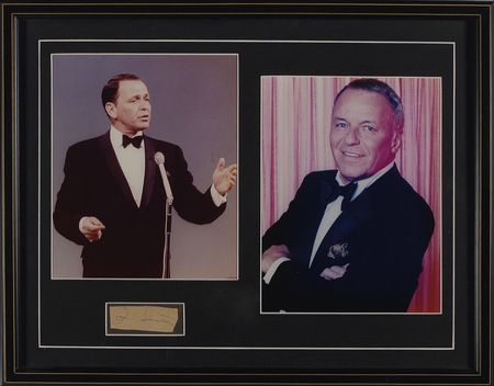 Lot #813 Frank Sinatra Signature - Image 1