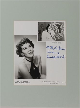 Lot #627 Disney: Caselotti and Gerson Signed Photographs - Image 1