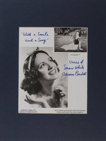 Lot #627 Disney: Caselotti and Gerson Signed Photographs - Image 2